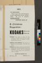 Advertisement for Kodak & Kodet Cameras