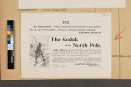 Advertisement for Kodak cameras featuring testimonial from Robert Peary