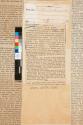 Newspaper article discussing demonstration of new transparent film given by Gus Milburn