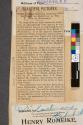 Newspaper article regarding the Eastman Photographic Exhibit