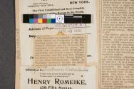 Newspaper article regarding the Eastman Photographic Exhibit