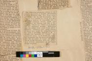 Newspaper article regarding Kodak advertising