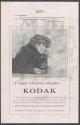 Advertisement for Kodak and Brownie Cameras featuring the Kodak Girl