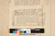 Newspaper article regarding Kodak pictures exhibition