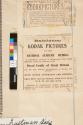 Advertisement for the Exhibition of Kodak Pictures at the National Academy of Design