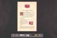 Advertisement for the 1896 model of the Pocket Kodak camera
