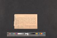 Kodak postcard regarding Chicago market for Solio & Sweet, Wallach & Co.