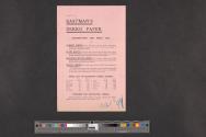 Kodak flyer regarding Eastman's Dekko Paper