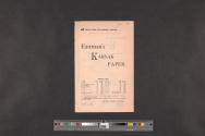 Kodak flyer for Eastman's Karsak Paper