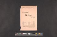 Kodak flyer for Eastman's Karsak Paper