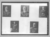 [Prince Regent Luitpold of Bavaria (copies of five photographs in one negative)]