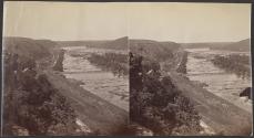 [General view of the Potomac River and Island Park bridge, Harpers Ferry]
