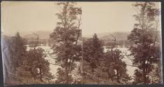 [Landscape with trees and body of water]