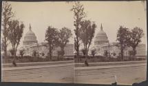 [U.S. Capitol Building, with a man sitting in the foreground]