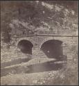 [Stone arch bridge in Cumberland Narrows, MD]