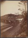 [Bollman Truss Bridge and general view of Harpers Ferry]