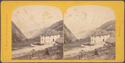 Road to Simplon. 6th lodge, and a view of the Rhone valley.