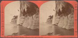 The Pictured Rocks, "Wreck Cliff" and Cascade