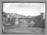 Tolede Pont de (:Alcantara)/et la Tage et de pont de St Martin a Toled