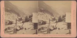 The Great St. Gothard Railway near Amsteg, Switzerland