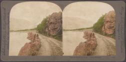 Famous Road and Lake. Odde, Norway.