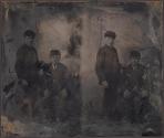 [Two men (uncut plate)]