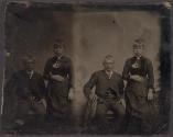 [Man and woman (uncut plate)]