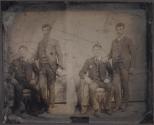 [Two men (uncut plate)]