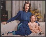 Loretta Young and Daughter