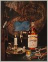 [Whisky bottle and a candle (Ancient Age)]