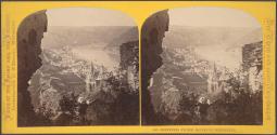 Oberwesel vu des ruines de Schoenberg