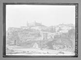 Tolede Alcazar et Vue du pont d'Alcantara