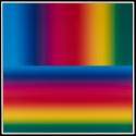 Photoshop CS: 60 by 60 inches, 300 DPI, RGB, square pixels, default gradient “Spectrum”,
mousedown y=8500 x=9000, mouseup y=17400 x=9000; tool "Wand", select y=5000
x=9000, tolerance=10, contiguous= off; default gradient "Spectrum", mousedown y=5000
x=1500, mouseup y=5000 x=16500