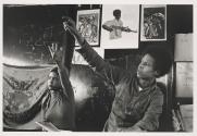 Ila Mason and Jamal Joseph in political education class, New York