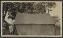 Shows bent ridgepoles, (Edginton made), African Safari