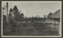 Native shamba and huts at Lake Paradise, African Safari
