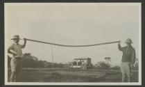 Showing type of ridgepole supplied by Benj. Edginton, African Safari