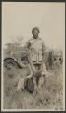 George Eastman's eland with Saasita, African Safari