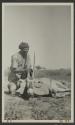 George Eastman's orynx with Saasita, African Safari
