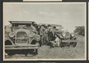 Isiola Camp- just after Osa's car arrived, African Safari