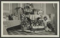 Farewell baskets in stateroom 'Majestic,' African Safari