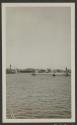 Entrance to Suez Canal, with statue of DeLesseps, African Safari