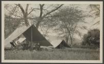 Three sleeping tents Bailey Camp, African Safari