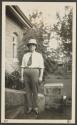 George Eastman in pith helmet, African Safari