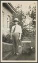 George Eastman in double terai substitute for helmet not quite so light, African Safari