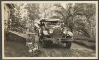 Putting the Buick in shape for Northern trip - Audley Stewart, Parklands, African Safari