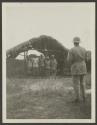 Martin Johnson taking picture of Eastman Hall - Gurumetti, African Safari
