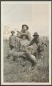 Martin and Osa Johnson with Dan Pomeroy's eland - Kedong, African Safari
