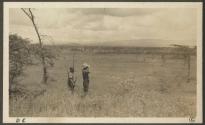 Dan Pomeroy and gunbearer, African Safari