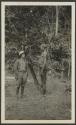 Dan Pomeroy and native - Lake Paradise, African Safari